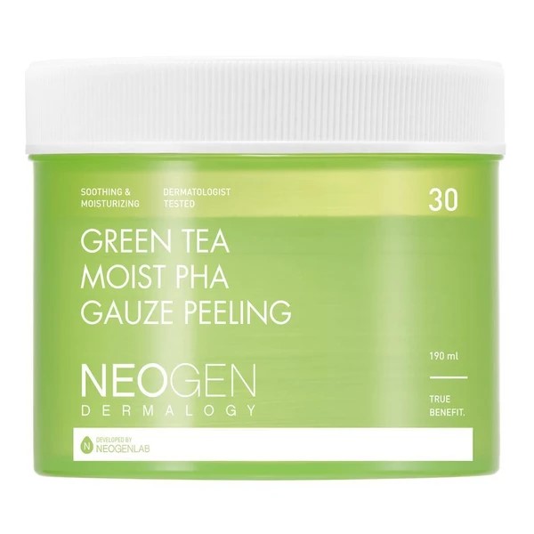 Neogen Green Tea Moist PHA Gauze Peeling Pads