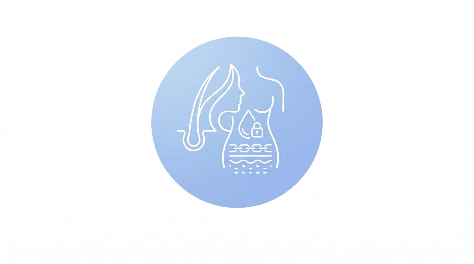 Seoul of Tokyo Hair and Body Care category icon, representing scalp health, hair repair, and body moisture barrier protection.