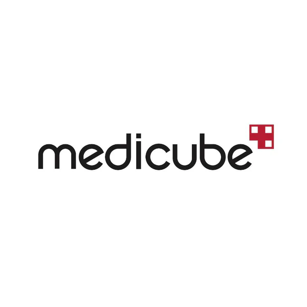 Medicube official brand logo – Professional-grade Korean clinical skincare specializing in pore tightening, acne solutions, and medical-style K-Beauty treatments.